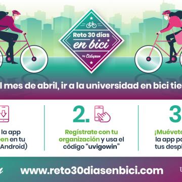 A UVigo participa nunha competición que convida a sumar quilómetros sobre a bicicleta