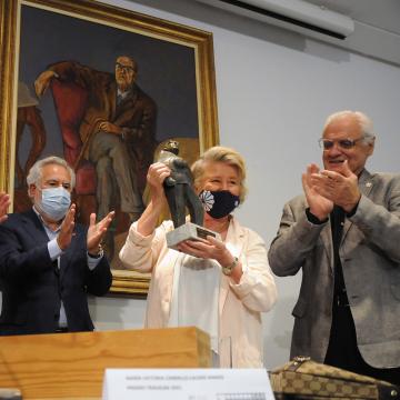 María Victoria Carballo-Calero recibiu o Premio Trasalba 2021