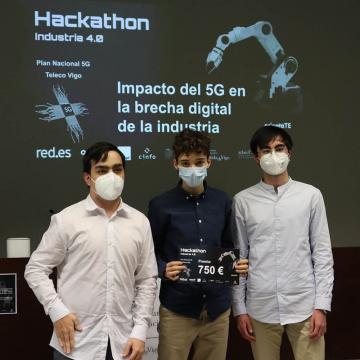 Unha app que facilita o control remoto dos drones faise co premio do segundo Hackathon Teleco 5G
