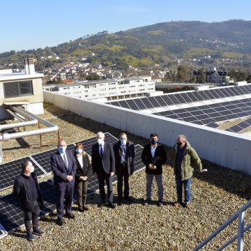O campus de Ourense acada un 16% de autoabastecemento enerxético coas novas instalacións renovables de xeotermia, aerotermia e fotovoltaica