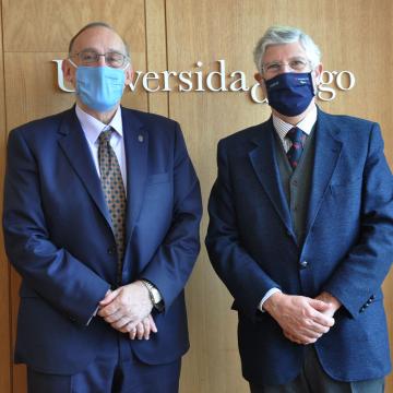 O embaixador de Portugal en España e o reitor da UVigo avogan por aumentar a cooperación nos ámbitos da investigación e a formación 