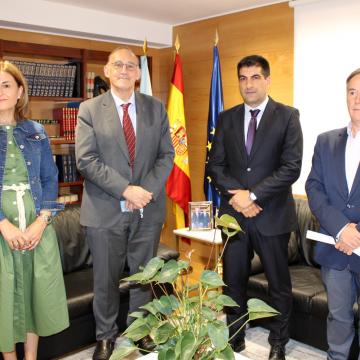 O reitor reúnese co delegado da Xunta en Ourense 