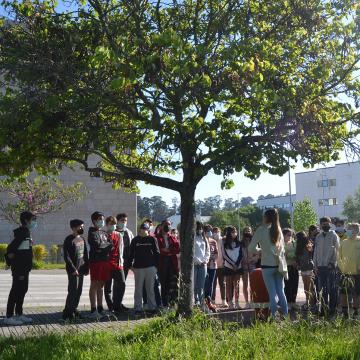A ruta do arboreto recibe a visita de máis de 300 estudantes da ESO e bacharelato