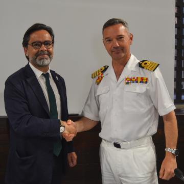 Universidade e Escola Naval Militar reafirman a súa colaboración a través da Cátedra Álvarez-Ossorio