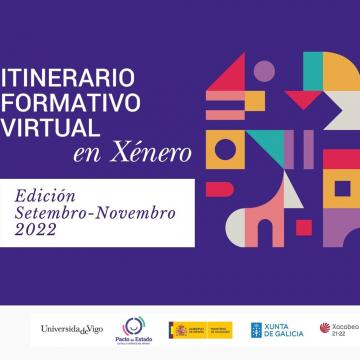 A nova edición do Itinerario Formativo Virtual en Xénero oferta 19 cursos abertos a toda a cidadanía