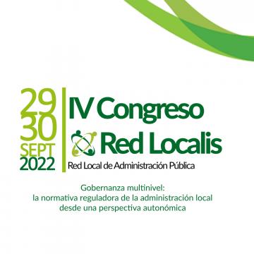 O IV Congreso da Rede Localis abordará a gobernanza multinivel