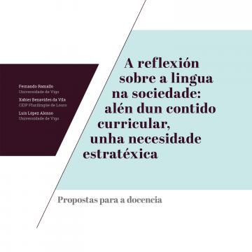 Universidade e Deputación lanzan unha guía para impulsar a reflexión crítica da mocidade respecto da situación do galego
