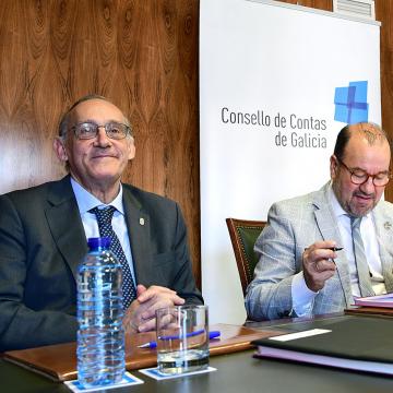 O alumnado da Universidade poderá realizar prácticas no Consello de Contas de Galicia