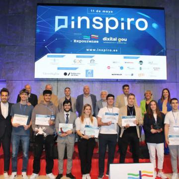 Alumnado de Aeroespacial gaña o Concurso de Proxectos Emprendedores Inspiro