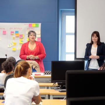 Alumnado de catro países inicia en Pontevedra un curso de español para inmigrantes