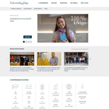 A Universidade remodela a súa web para mellorar o acceso aos contidos máis relevantes