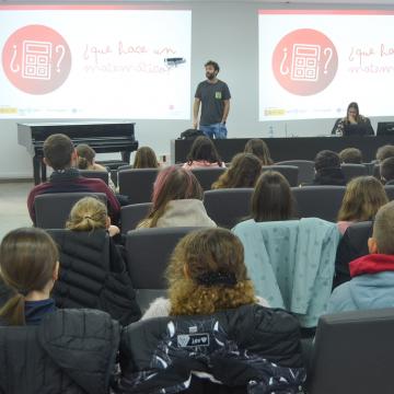 Profesionais da investigación matemática “inspiran” a estudantes de 16 colexios de Vigo e Pontevedra