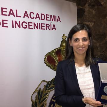 Recibiu unha medalla Juan López de Peñalver que recoñece as achegas en I+D de menores de 40 anos