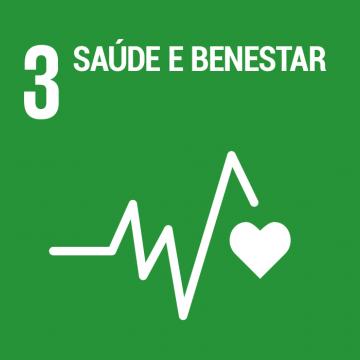 Banner do Obxectivo de dDesenvolvemento Sostible 3 "Saúde e Benestar"