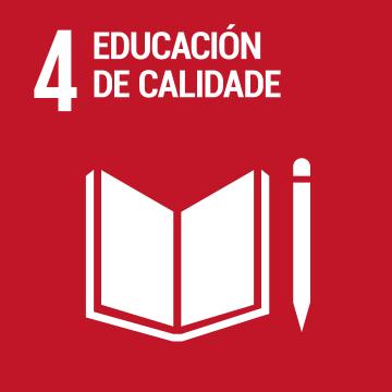 Imaxe do obxectivo de desenvolvemento sostible 4 "Educación de calidade"