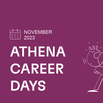 Cartel dos ATHENA Career Days 2023